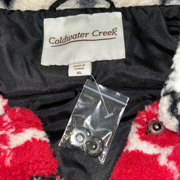 Coldwater Creek Nordic Sherpa Jacket size XL NWT - Picture 6 of 8
